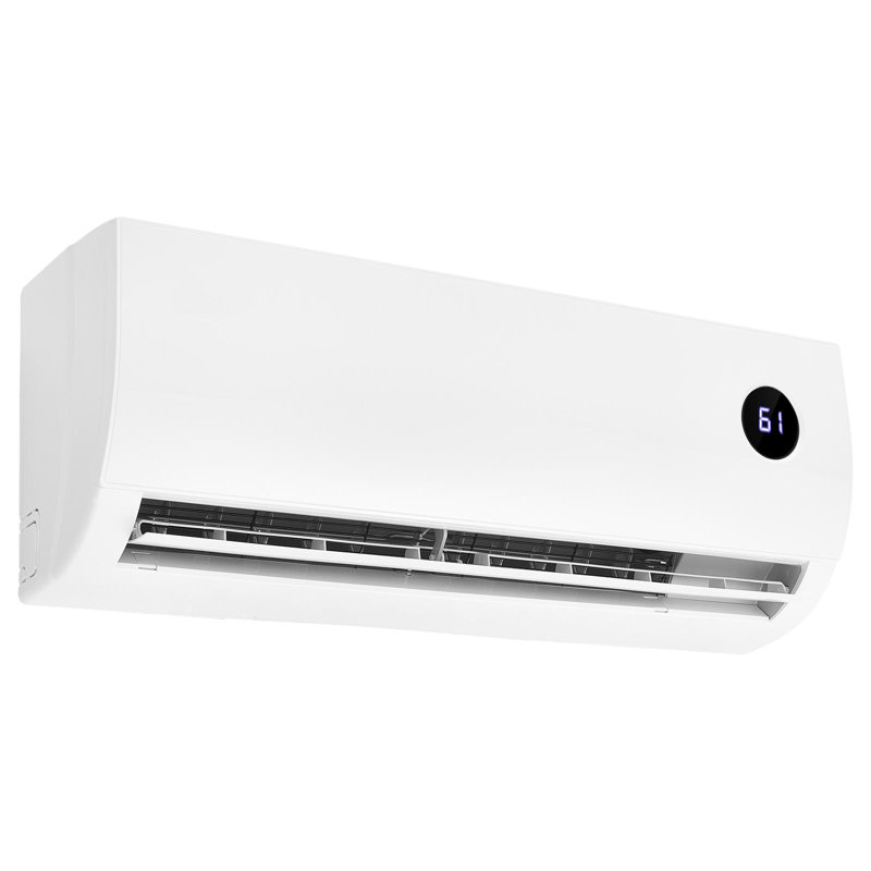 Mini climatiseur bibloc, 12 000 BTU CA / 12 500 BTU de chaleur, 115 V 19 SEER2, système écoénergétique à haut rendement et silencieux pour une surface de 750 pi2, facile à entretenir, pour la maison et le bureau