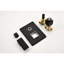 Luminaire de salle de bain luxueux noir mat, pomme de pluie de 10 pouces, douche à main, jets de corps, valve d'équilibre à 3 fonctions avec