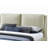Upholstered Tan King Bed