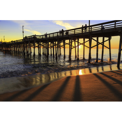 Balboa Pier dans le comté d'Orange par Ron et Patty Thomas