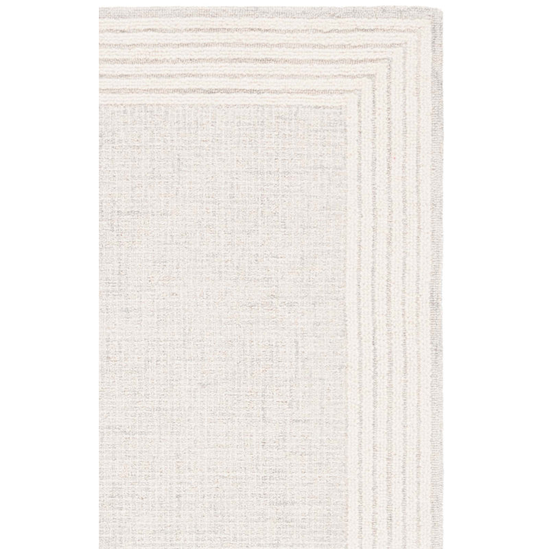 Tapis gris / ivoire Ebony 425, Rectangle 6 pi x 9 pi
