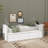Twin-Size Wood Platform Bed With Integrated Desk And Convenient Foot-Of-Bed Storage Shelf-2124451599