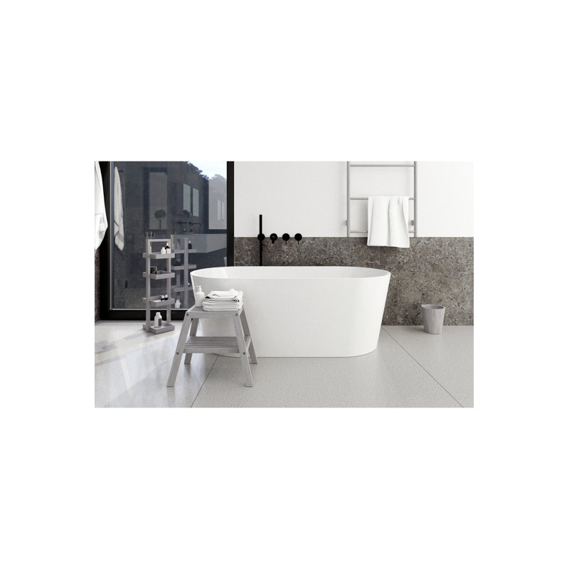 Slatted Utility Stool, Natural