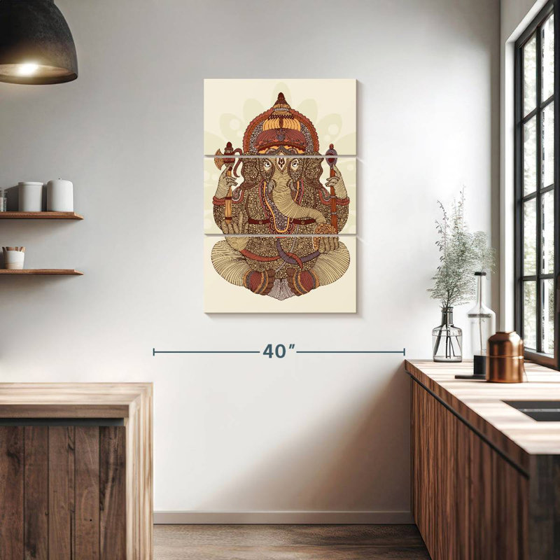 Adella Patterned Ganesha, 38" H x 24" W