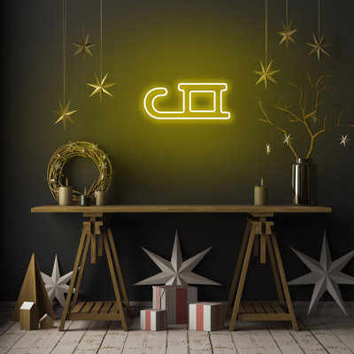 Bande lumineuse néon flexible à DEL, étanche IP67, 15 x 6,7 x 0,8 pouces | 12V DC, 350 lumens, 3400K | Mousse de PVC durable, système de suspension murale intégré | Éclairage décoratif jaune vif pour la maison et les événements