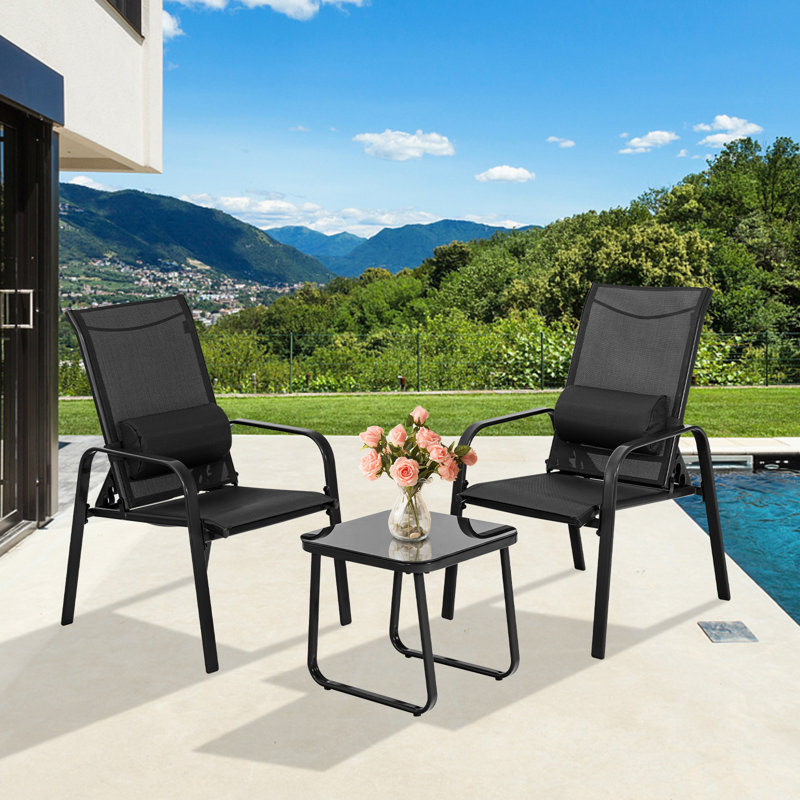 Tammo Metal 2 - Person Seating Group, Black
