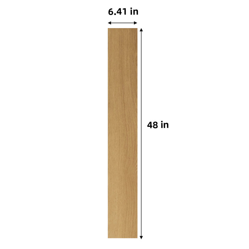 Revêtement de sol stratifié imperméable Proteco+ 6,41 po L x 48 po l x 12 mm AC4, Noyer / chêne