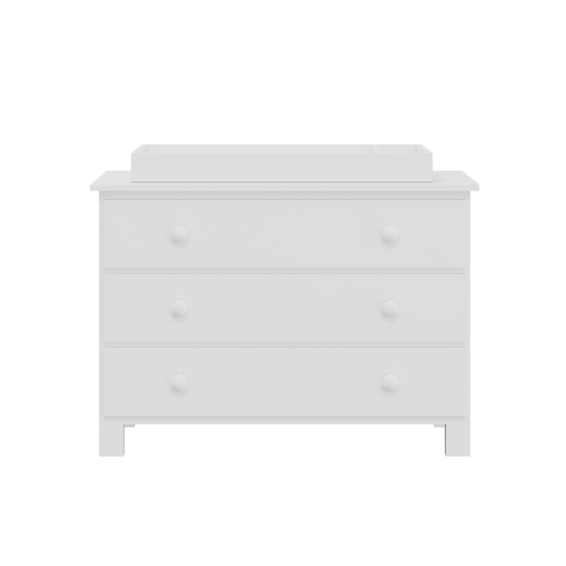 Milk Street Baby "Just White" Three Drawer Dresser