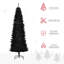 Slender Christmas Tree, Artificial Christmas Tree With 618 Tips-328915881