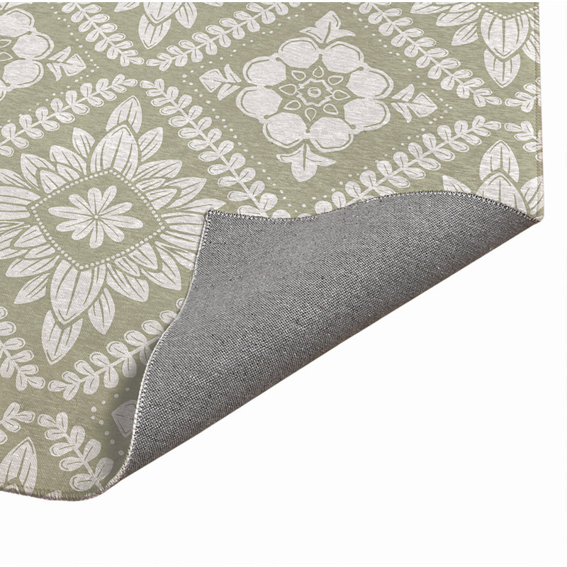 Tapis de bureau Talia, L 24 po x P 36 po, Sauge
