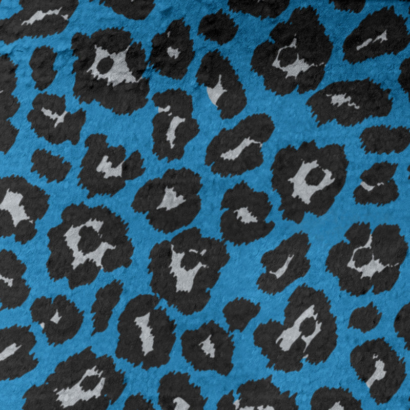 Garp Bath Towel, Microfiber, Honolulu Blue/Silver/Black
