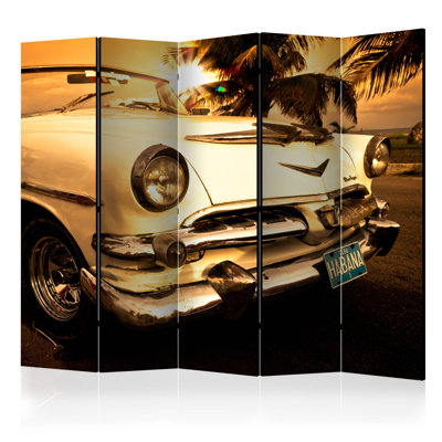 Derouen 225cm W x 172cm H 5 - Panel Folding Room Divider