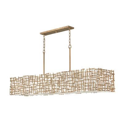 Farrah 10 - Light Rectangle Chandelier