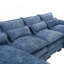 Luxurious Chenille Fabric Sectional Sofa For Ultimate Comfort And Style-1931429088