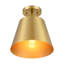 Plafonnier 1 lumière Oneeda en laiton naturel-558453231