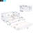 Twin XL Wood Daybed With 2 Trundles, 3 Storage Cubbies, 1 Light For Free And USB Charging Design-1590881197
