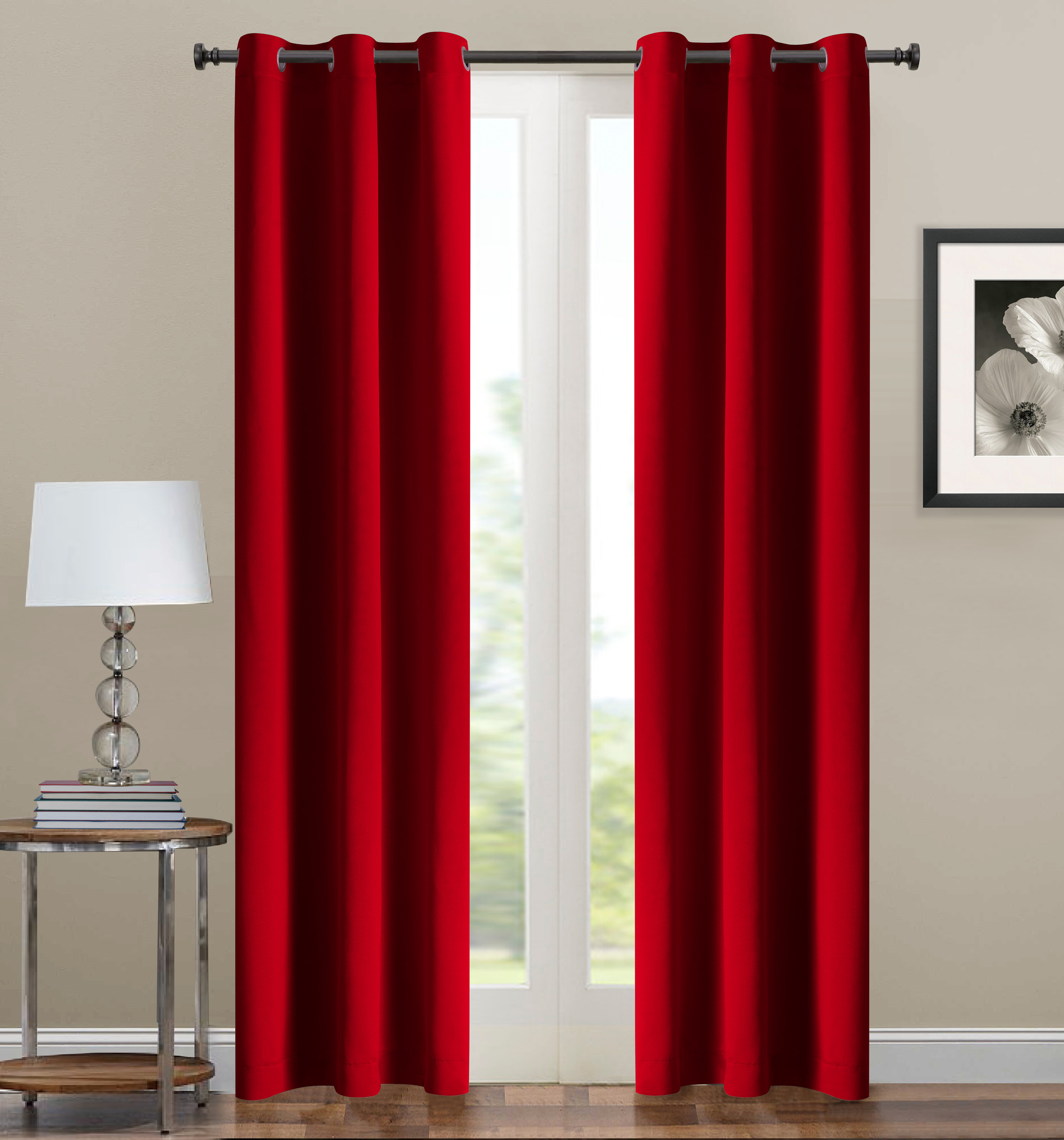 Wayfair Basics Solid Room Darkening Grommet 1 Piece Single Curtain