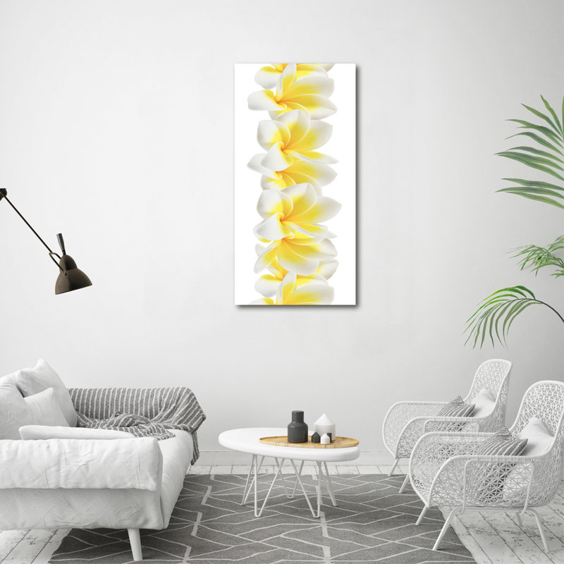 Plumeria - Wrapped Canvas Print