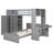 Space-Saving Loft Bed with Integrated Study and Storage-1312959832