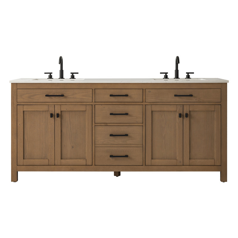 Vandemark 72" Double Vanity - Textured Natural