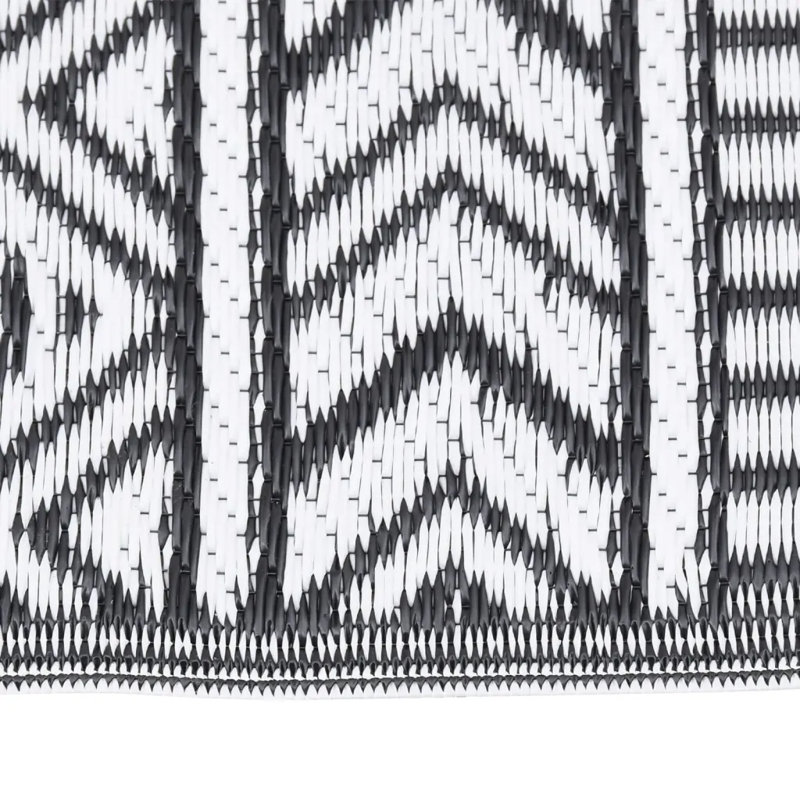 Englewood Rectangle Chevron and Floral Indoor / Outdoor Area Rug, Rectangle 190 x 290cm
