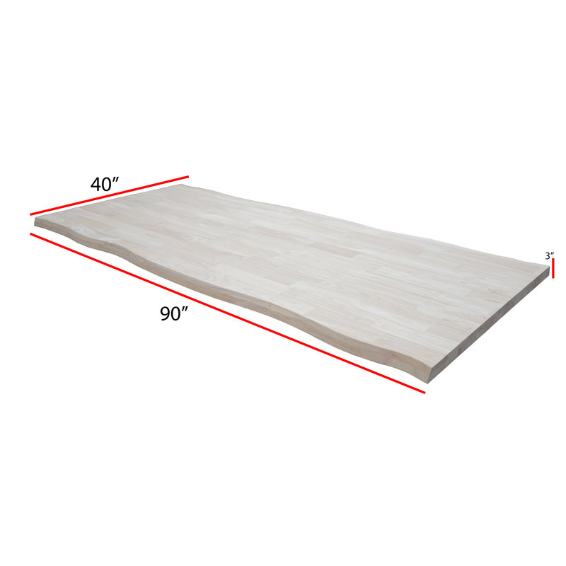 bingltd - Plateau de table Alexa Live L 90 po x l 40 po SANS BASE (TT40904-RW-UNF)