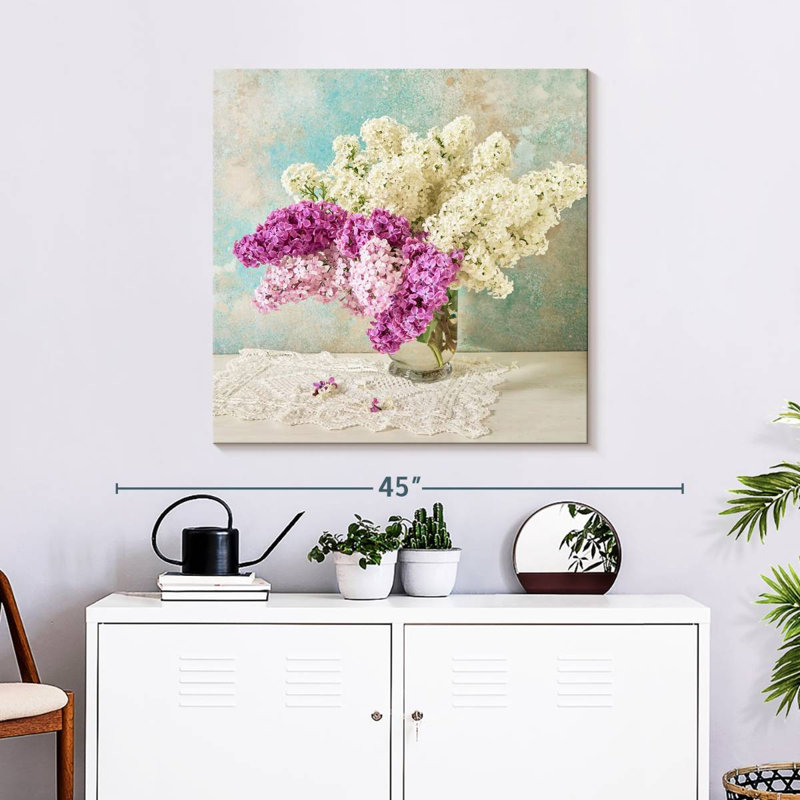 Harnek Lilac Bouquet, 30" H x 30" W