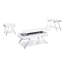 Mobilier de salon magnifique de style contemporain blanc 1pc