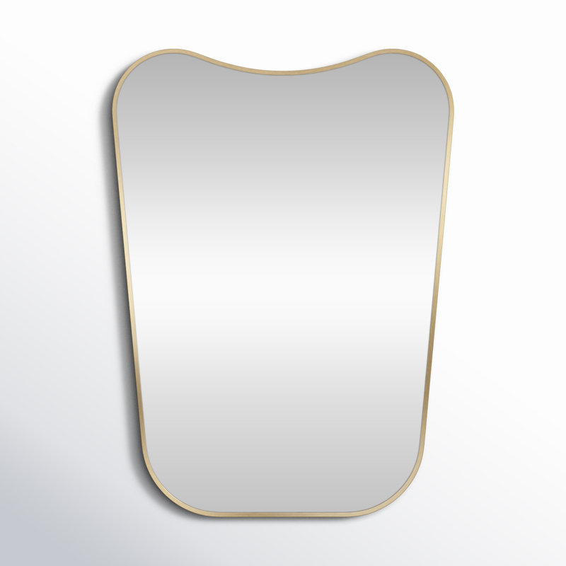Bellona Metal Asymmetrical Mirror, 30" x 22"