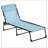 Outsunny Folding Chaise Lounge Pool Chair, Patio Sun Tanning Chair, Outdoor Lounge Chair w/ 4-Position Reclining Back, Pillow, Breathable Mesh & Bungee Seat for Beach, Yard, Patio