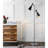 Uniontown 61.5'' Chrome Task Floor Lamp