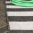 Haylia Two-Tone Wide Stripe Black/Cream Indoor/Outdoor Rug-1061356554