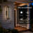 Black Aluminum 15” H Outdoor LED Wall Light
