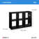 30'' H x 43.82'' W Decorative Cube Bookcase