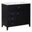 Meuble-lavabo noir 36 po avec lavabo-1204931884