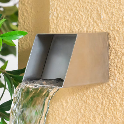 Stainless Steel Waterfall Fountain