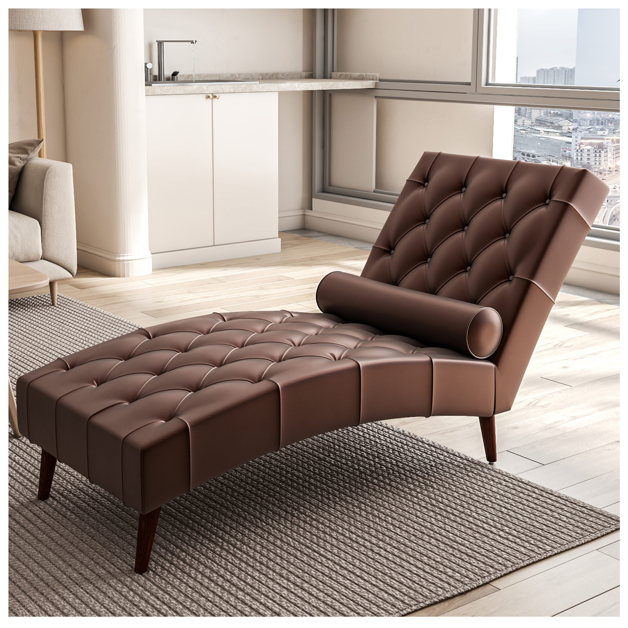 Accent store chair chaise