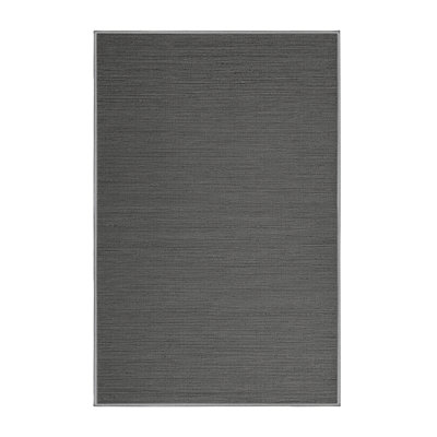 Tapis brun uni lavable à la machine