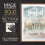 «Be Joyful», reproduction encadrée - bois massif-604941906-604941911