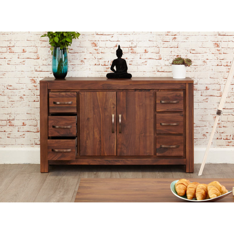 Aldham 125cm Solid Wood Sideboard