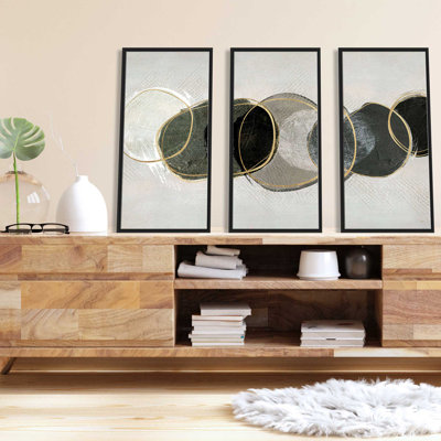 River Rock by Susan Jill - 3 Piece Floater Frame Print on Canvas -  Picture Perfect International, 706-7792_1430_3FL