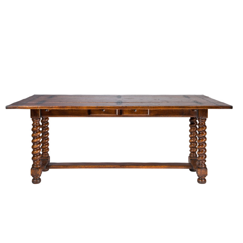 Extendable Solid Wood Base Dining Table