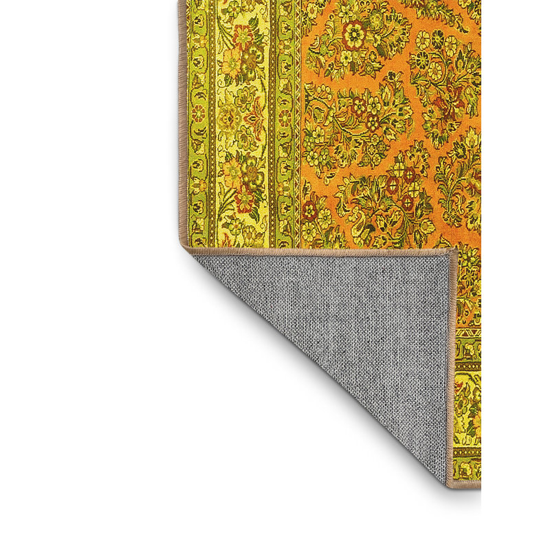 Washable Oriental Indoor Rug, Rectangle 7' x 9'