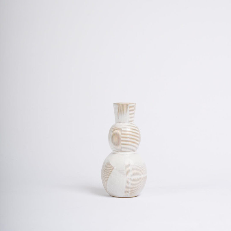 Souri Ceramic Table Vase, 20" H x 10" W x 10" D