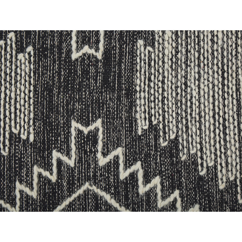 Gowanda Geometric Cotton Hand Woven Area Rug, Rectangle 140 x 200cm