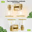 Luminaire de meuble-lavabo moderne à intensité variable Milasia avec abat-jour en verre transparent conique-1757438201-1753623074