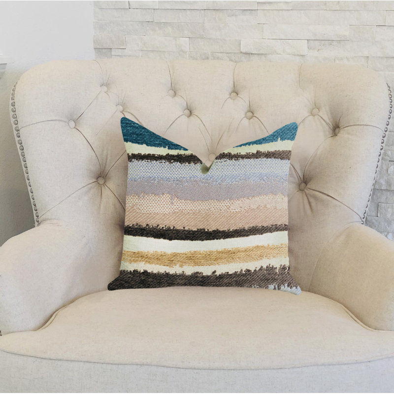 Coussin de luxe sable Stone River, 20 po x 36 po, Coussin lombaire