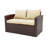 Ana 7-Person Outdoor Wicker Patio Conversation with Light Blue Cushions & Storage-128554270