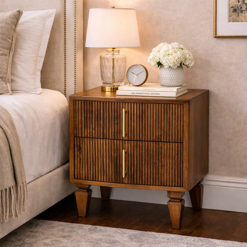 Harper Ribbed Chestnut Gudella