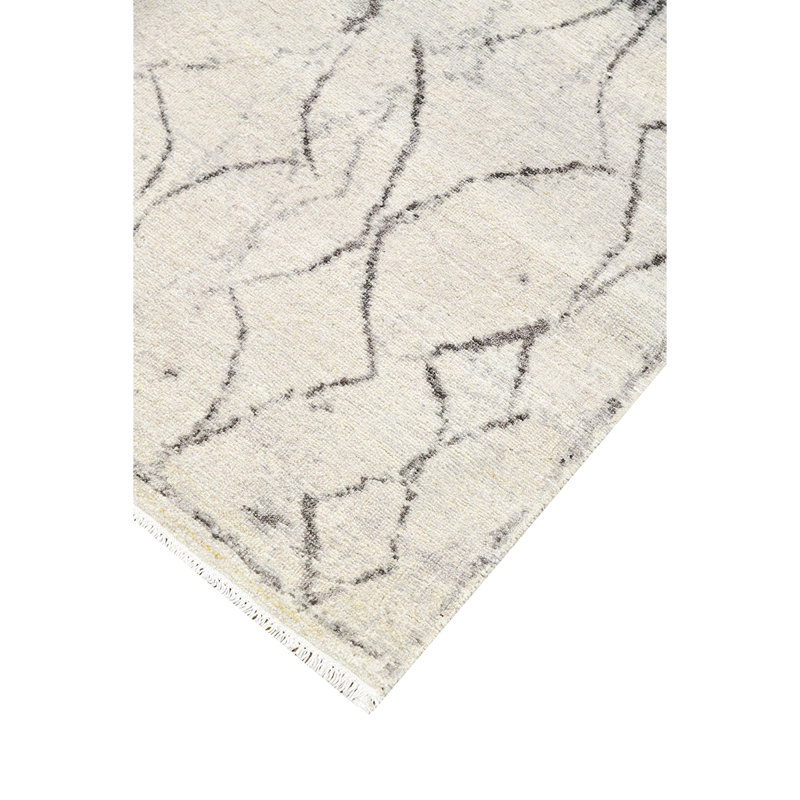 Geometric Area Rug in Blue, Rectangle 8' x 10'